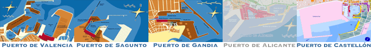 Plano del puerto de Valencia