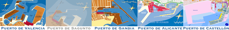 Plano del puerto de Valencia